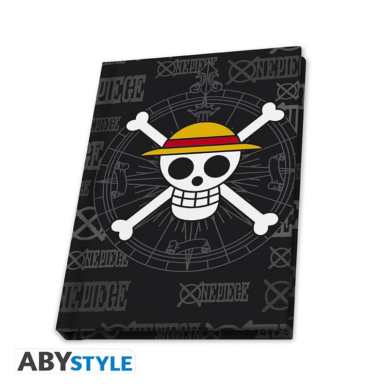 Set One Piece Vaso, Libreta y Pin