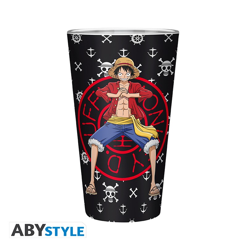 Vaso Cristal One Piece Luffy