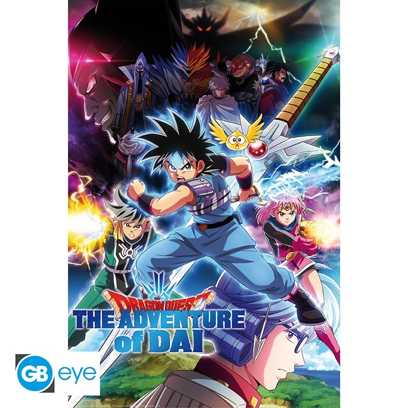 Dragon Quest Dai - Poster Maxi 91.5X61 - Dai Vs Dark Army