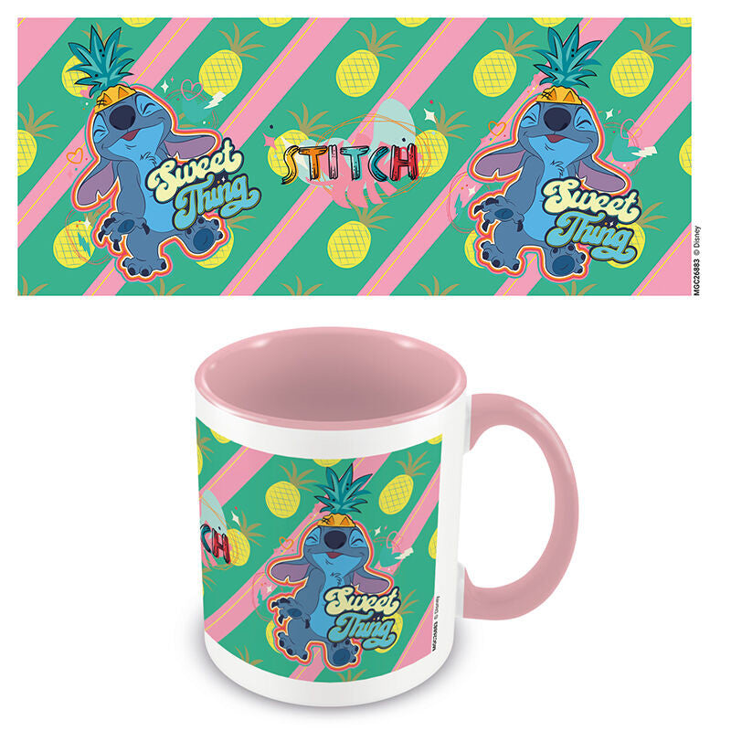 Taza Stitch You're my fave interior verde 315 ml