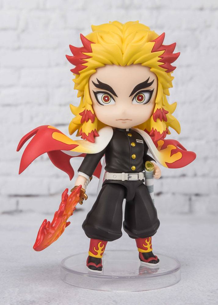 Figura Kyojuro Rengoku Flame Breathing 9cm Kimetsu No Yaiba