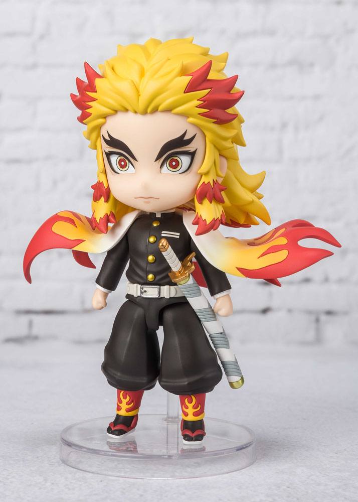 Figura Kyojuro Rengoku Flame Breathing 9cm Kimetsu No Yaiba