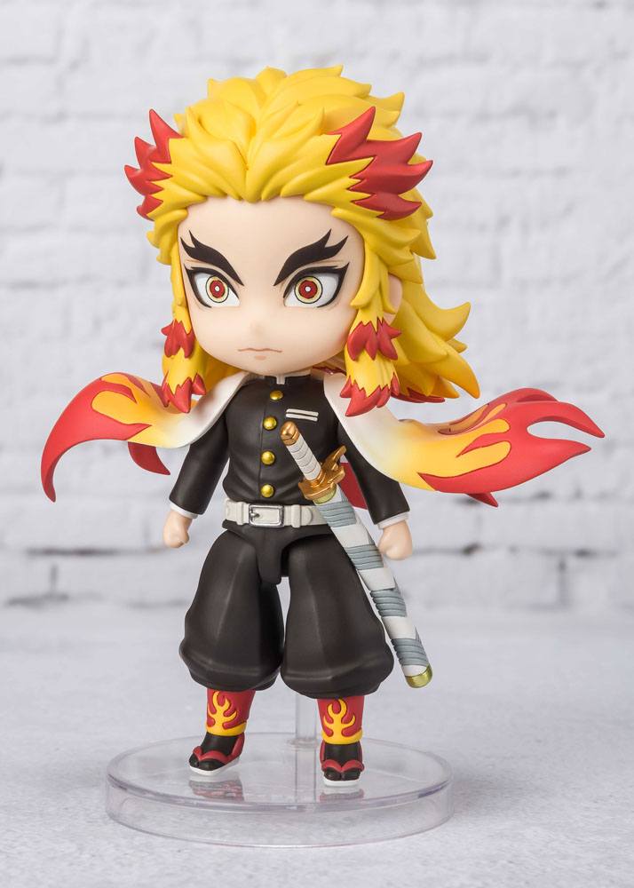 Figura Kyojuro Rengoku Flame Breathing 9cm Kimetsu No Yaiba