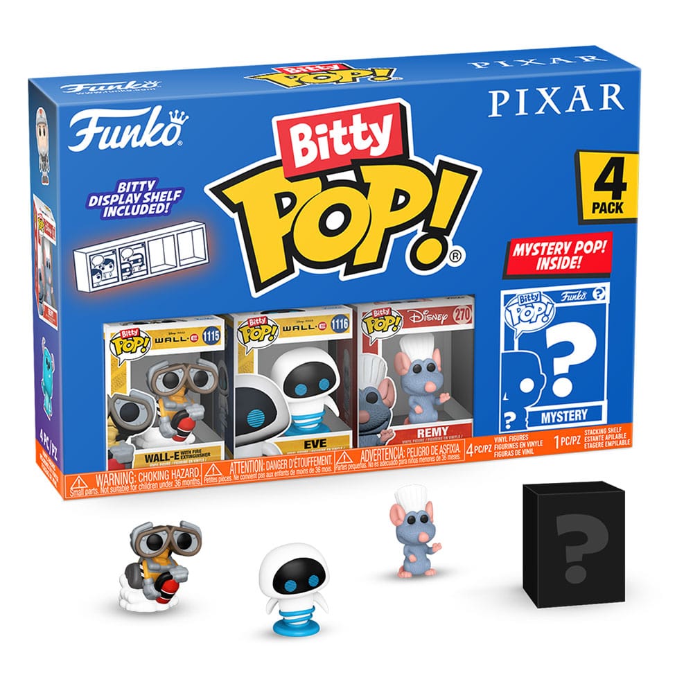 Bitty Pop! Wall- E Eve Remy - Pixar