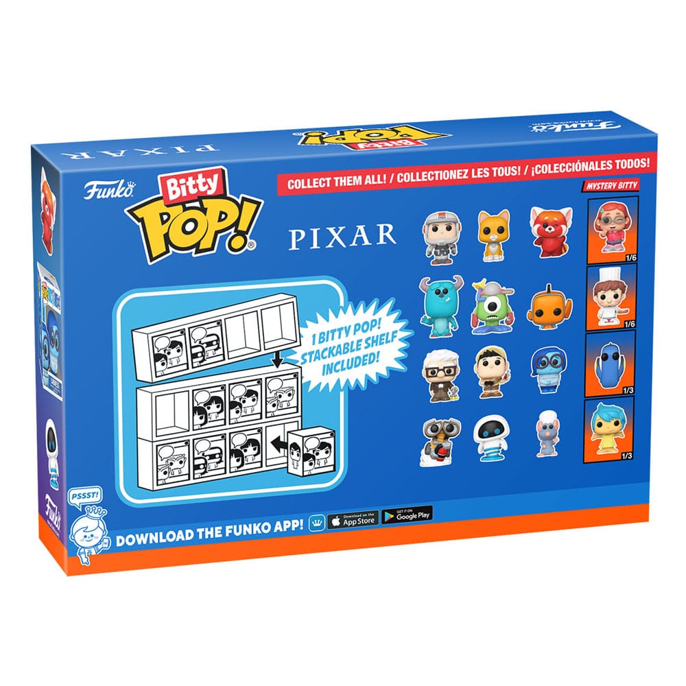 Bitty Pop! Wall- E Eve Remy - Pixar
