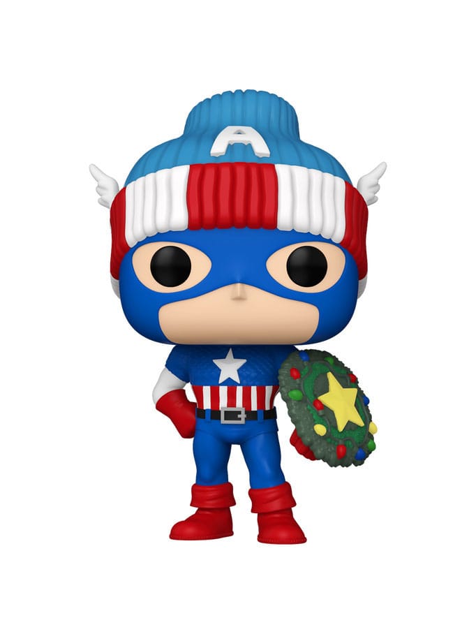 Funko Pop! Captain America Navidad 1438 - Marvel