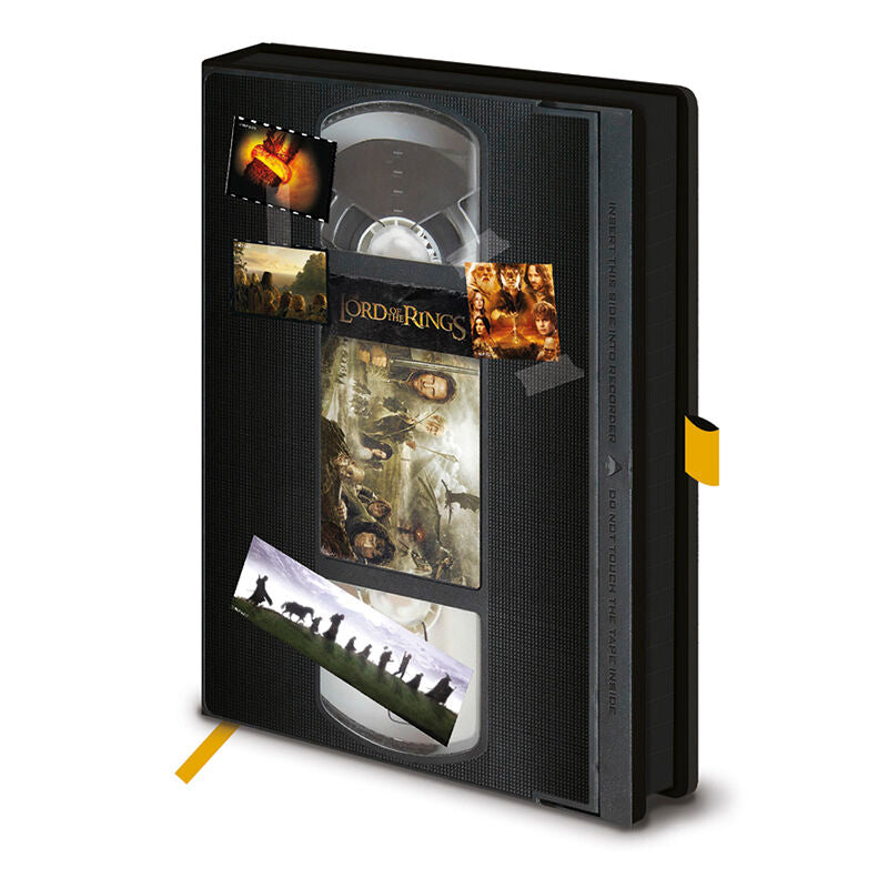 Libretas Señor Anillos Cinta Vhs