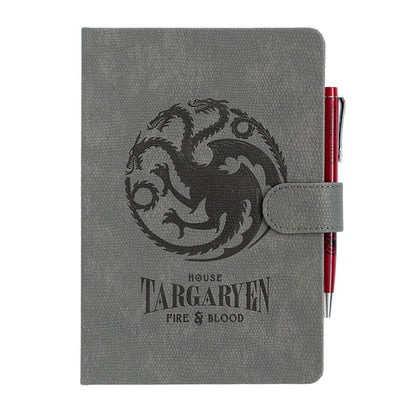 Cuaderno premium a5 con boligrafo juego de tronos Targaryen