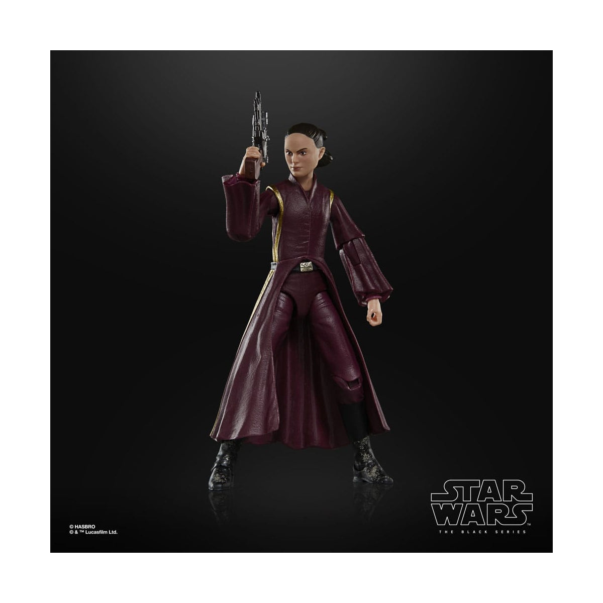 Figura Padme Amidala Star Wars La Amenaza Fantasma Black Series 15 cm