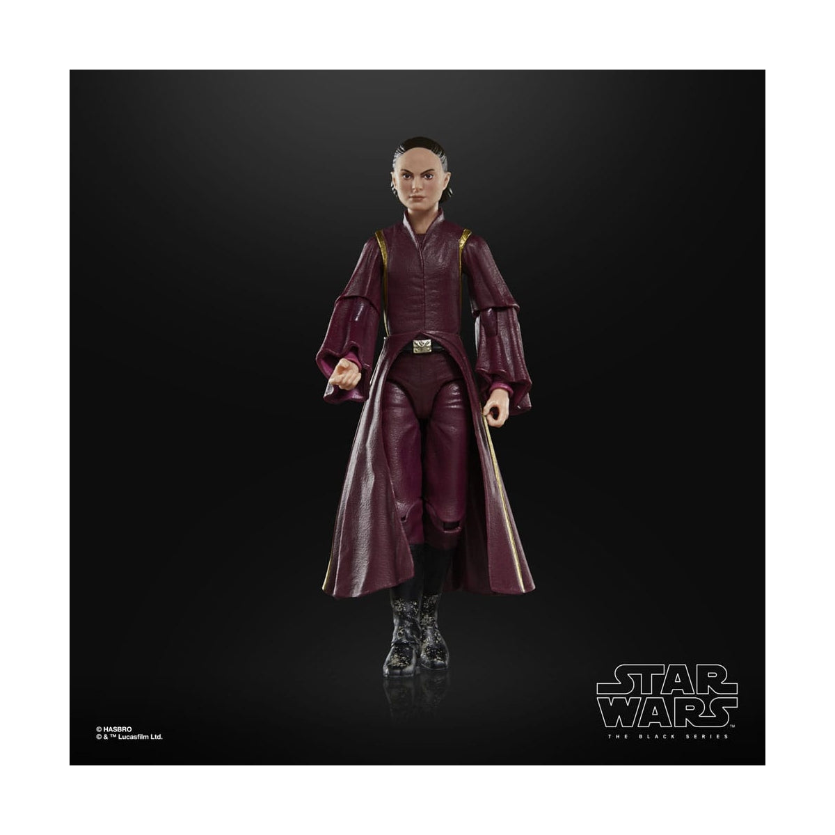 Figura Padme Amidala Star Wars La Amenaza Fantasma Black Series 15 cm