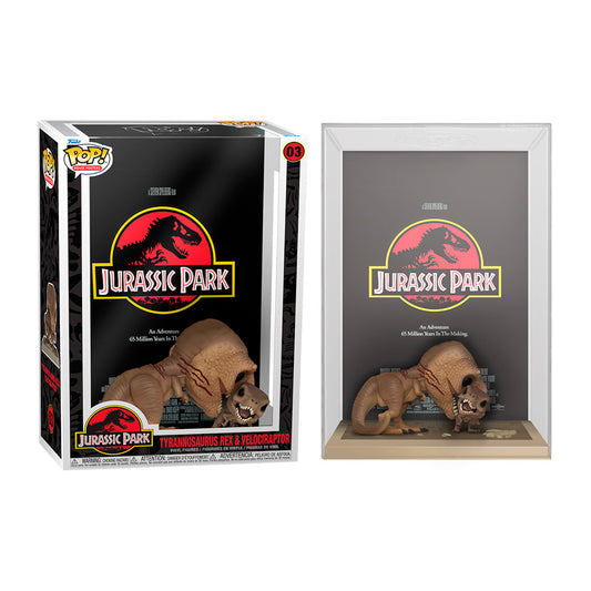 Funko POP! 03 Tyranosaurius Rex vs Velociraptor Jurassic Park