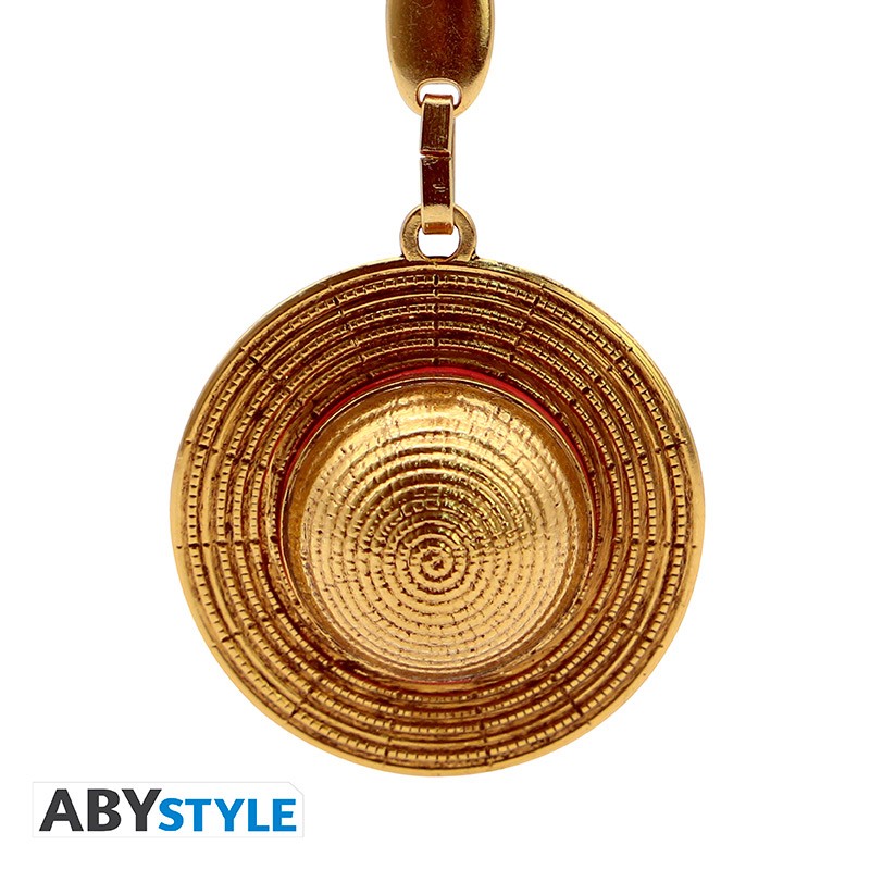 Llavero Metalico One Piece Sombrero de Paja