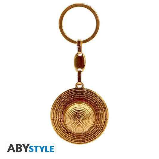 Llavero Metalico One Piece Sombrero de Paja