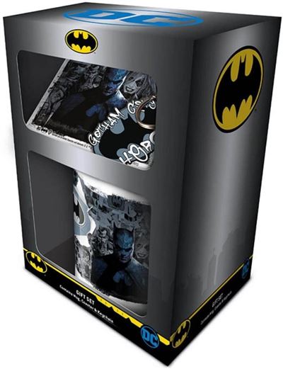 Set Batman Comic Posavasos Llavero Taza