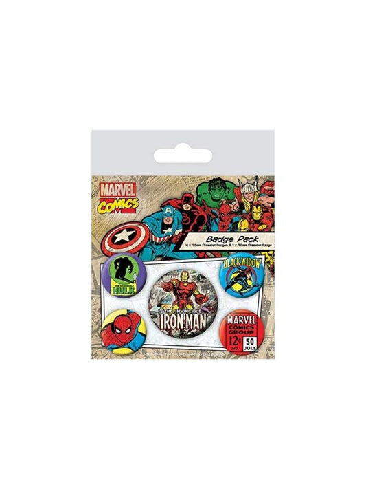 Pack Chapas Marvel