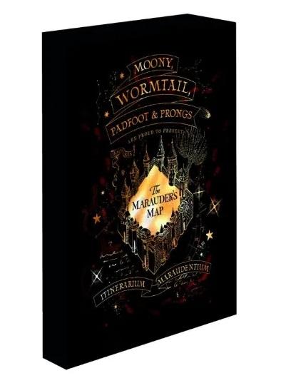 Cuadro Mapa Del Merodeador Con Luz 30X40