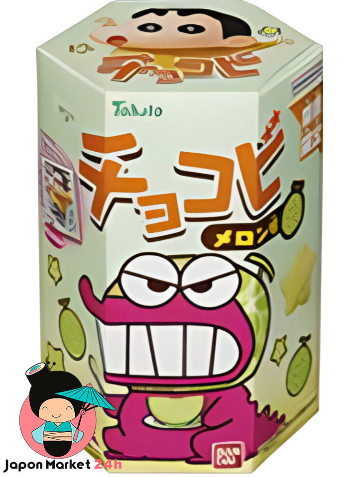 Galletas Shin Chan Chocobi sabor a melón 18g