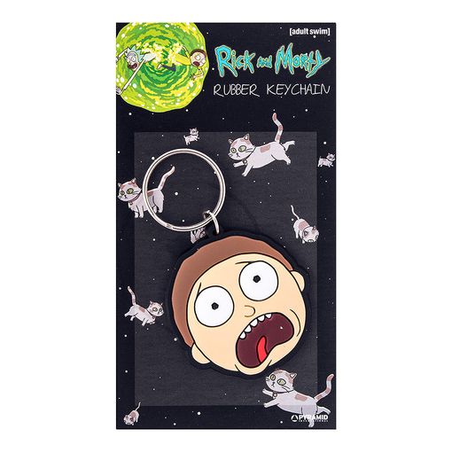 Llavero Goma Morty Rick y Morty
