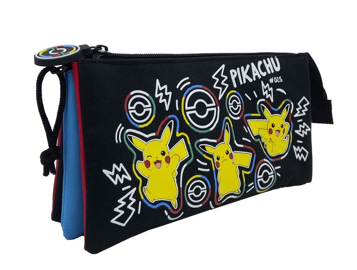 Portatodo Triple Pokemon Colorful