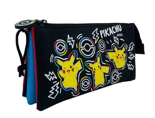 Portatodo Triple Pokemon Colorful