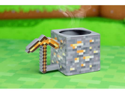 Taza Minecraft Pico de Oro 3D