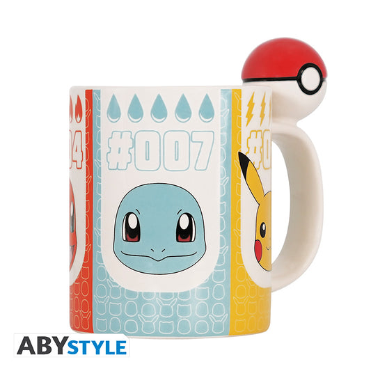 TAZA 3D ASA POKEBALL POKEMON