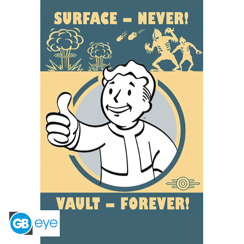 POSTER GRANDE 91.5X61 VAULT FOREVER FALLOUT