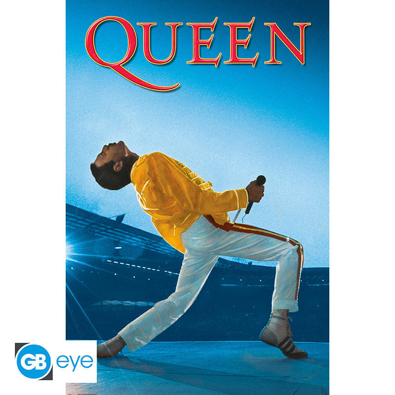 POSTER GRANDE 91.5X61 WEMBLEY QUEEN