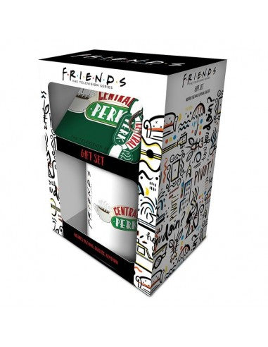 Set Regalo Taza, Posavasos y Llavero Friends