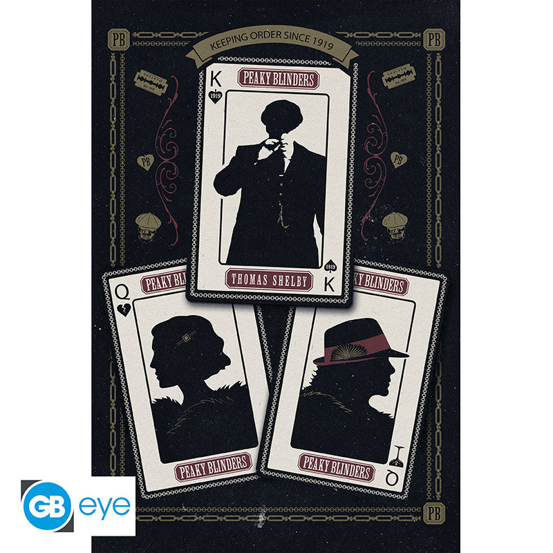 POSTER GRANDE 91.5X61 CARTAS PEAKY BLINDERS