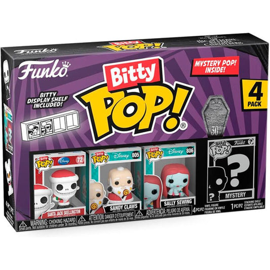 Bitty POP! Pack de 4 Figuras 2,5 cm Santa Jack