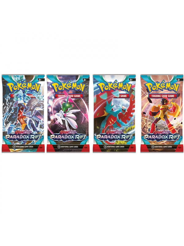 Sobre de 10 cartas Pokémon TCG Escarlata y Purpura Brecha Paradójica Español.