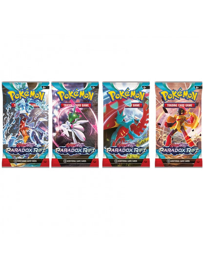 Sobre de 10 cartas Pokémon TCG Escarlata y Purpura Brecha Paradójica Español.