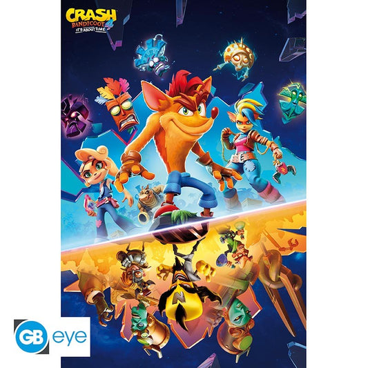 Crash Bandicoot - Poster Maxi 91.5X61 - It'S About Time