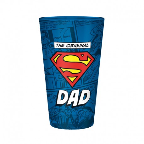 Vaso Superman DC Comics Super Dad cristal 400ml