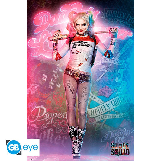 Poster Harley Quinn Suicide Squad +91X61Cm