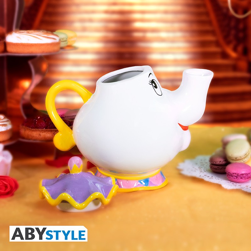 Mrs. Potts and Chip - Set de Tazas y Tetera 3D - Disney