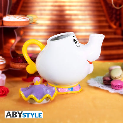 Mrs. Potts and Chip - Set de Tazas y Tetera 3D - Disney