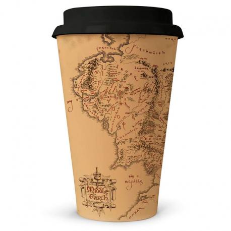 Vaso Cafe Middle Earth El Señor De Los Anillos