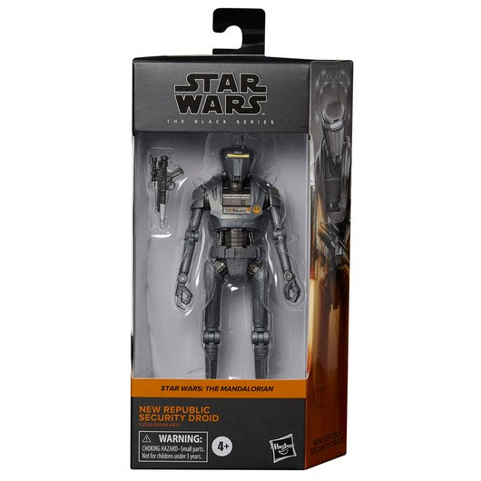 FIGURA STAR WARS THE MANDALORIAN SECURITY DROID NUEVA REPUBLICA SERIE BLACK