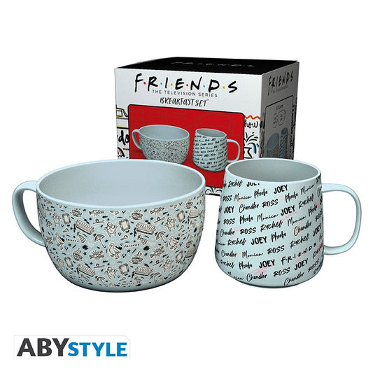 Set Desayuno Taza y Bowl Friends