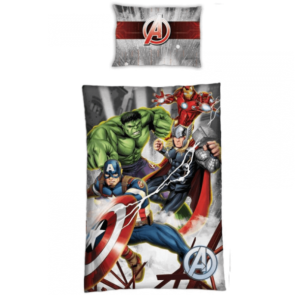Juego Sabanas Avengers Shield Microfibra 140x200cm