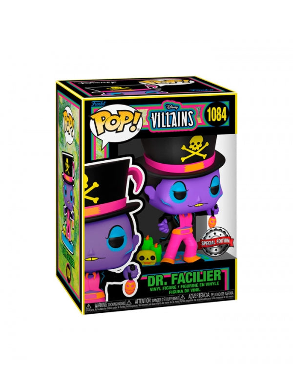 Funko POP! 1084 Dr Facelier Special Black Light Villains