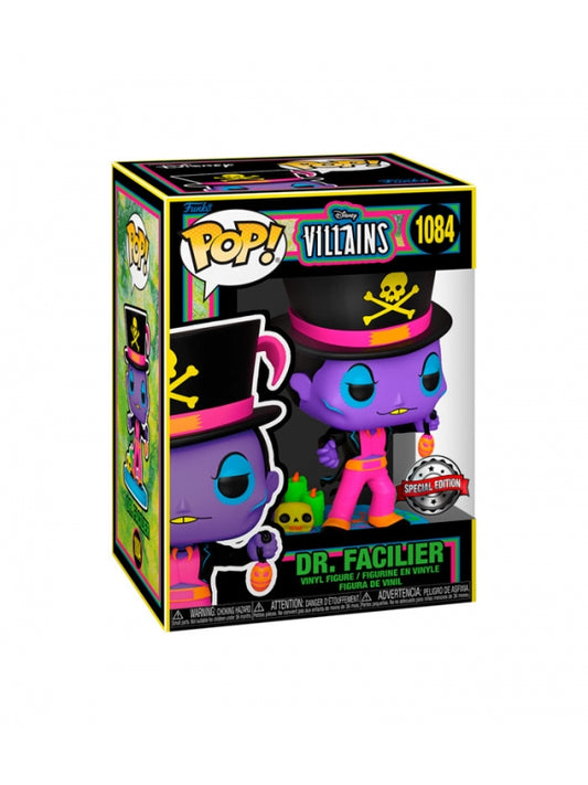 Funko POP! 1084 Dr Facelier Special Black Light Villains