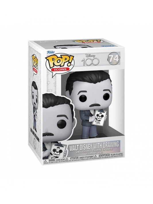 Funko POP! 74 Walt Disney  with Drawing