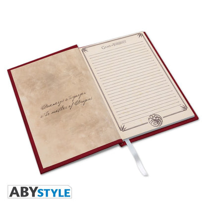 CUADERNO PREMIUM A5 JUEGO DE TRONOS TARGARYEN