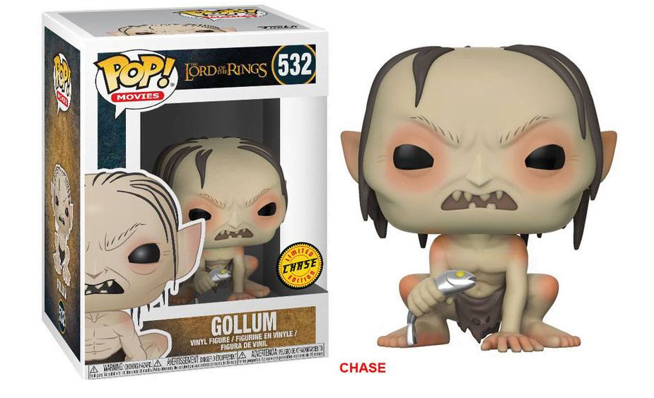 Funko Pop The Lord of Rings Gollum 532 Chase