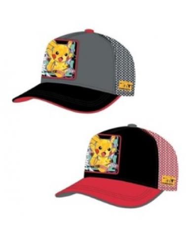 Gorra Pokemon Niño Roja - Negra