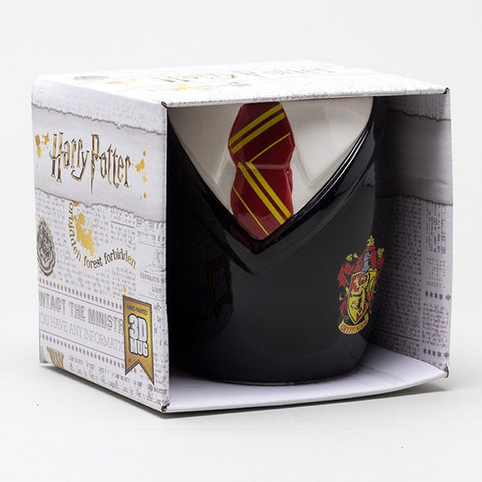 Harry Potter Taza 3D Uniforme Griffindor - Capacidad 500Ml