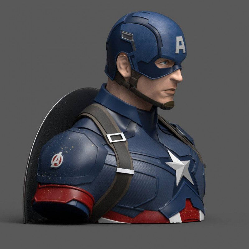 HUCHA BUSTO CAPITAN AMERICA AVENGERS END GAME 20CM